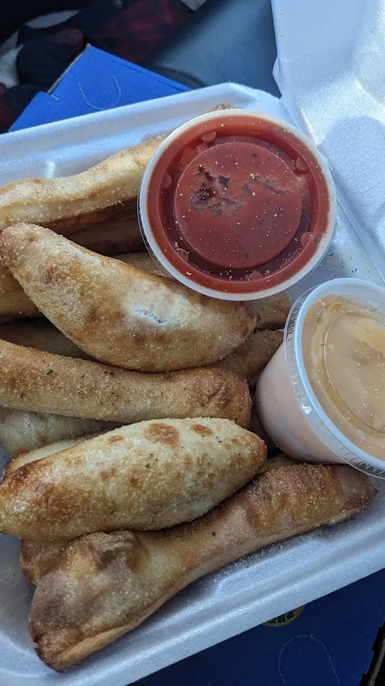 Bread Stix w Nacho Cheese Sauce & Pizza Sauce